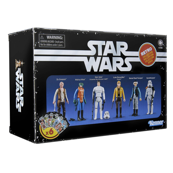 Star Wars Retro Collection 6er-Pack Episode IV (Hasbro 2025) | Kenner-Design